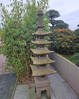 Antique 5 stage Pagoda 205cm