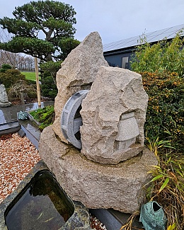 Okayama stone Water wheel
